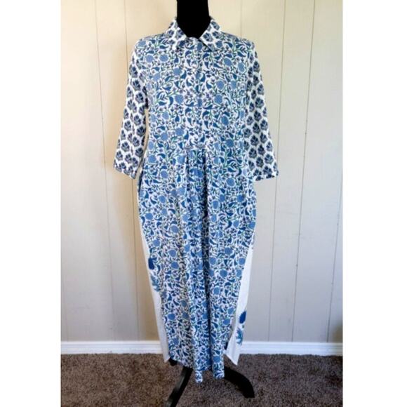 Ro's Exclusive Cornflower Blue Brooklyn Long Dress Size Medium - Picture 3 of 8